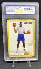 1993 WCG Classic Draft Pick Shaquille O'Neal RC#104 Graded GEM MINT 10 SL 111823