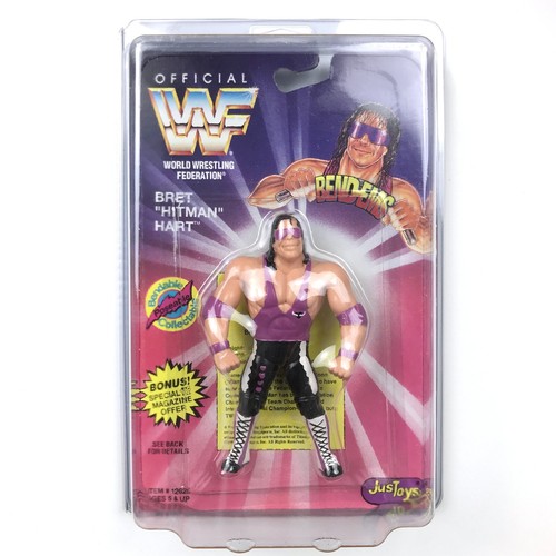 Bret Hart Bend Ems WWF WWE Justoys Series 1 1994 N...