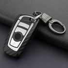 Car Key Case Fob Carbon Fiber Protector For BMW 1 2 3 4 5 6 7 Series Accessories