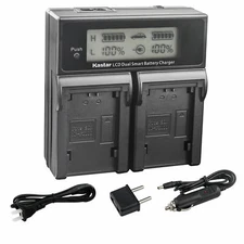 Kastar LCD Dual Fast Charger for Sony NP-FZ100