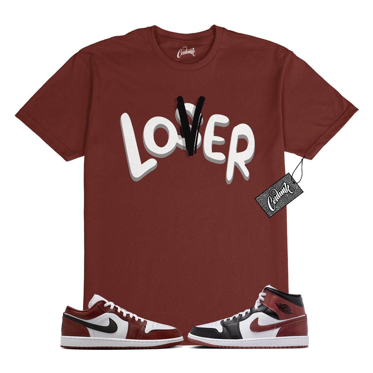 1 Maglietta Dark Pony Bianco Nero Match LOVER