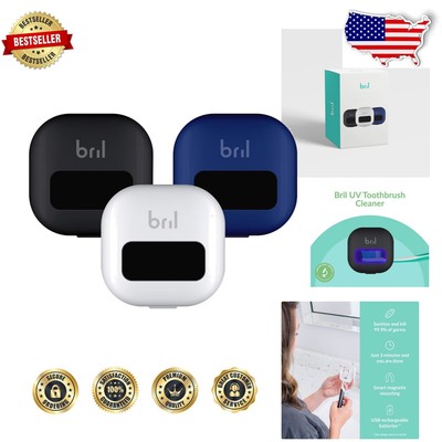 Effective 99.9% UV Toothbrush Sanitizer with Magnetic Holder - Travel-Friendly