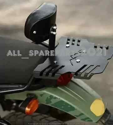 Back Rest Cushion Support Pillion Backrest Fit For Royal Enfield