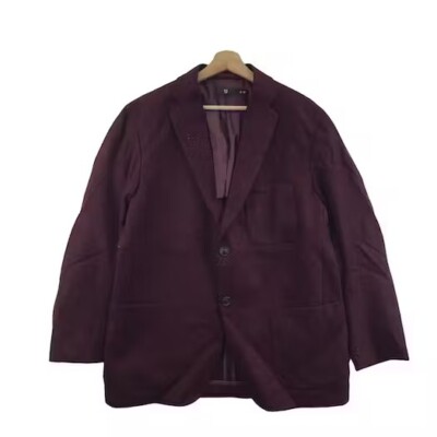 Jil Sander Purple Wool Blazer