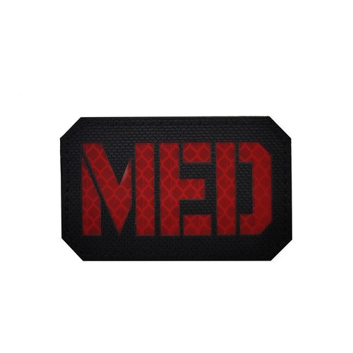 Hook Loop Army Airsoft MED Medic Tactical Patch First Aid Badge IR Reflective - Picture 17 of 22