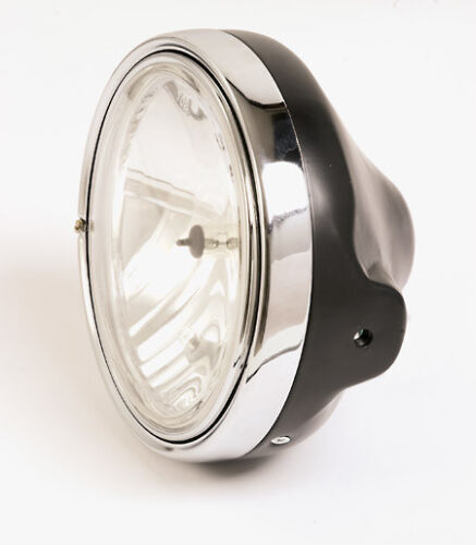 Klarglas Scheinwerfer schwarz chrom H4 Honda CBF 500 N CBF 600 N headlight - Bild 1 von 1