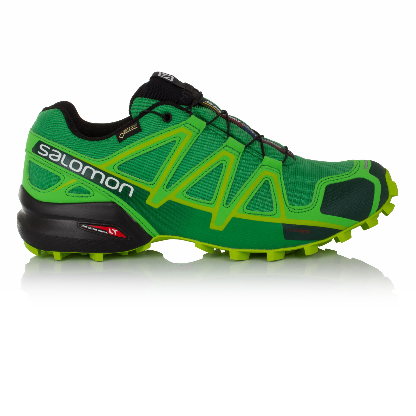 Salomon Speedcross 4 Gore-Tex Herren Laufschuhe Turnschuhe Sport Schuhe Grün Salomon Speedcross 4 Gore-Tex Herren Laufschuhe Turnschuhe Sport Schuhe Grün