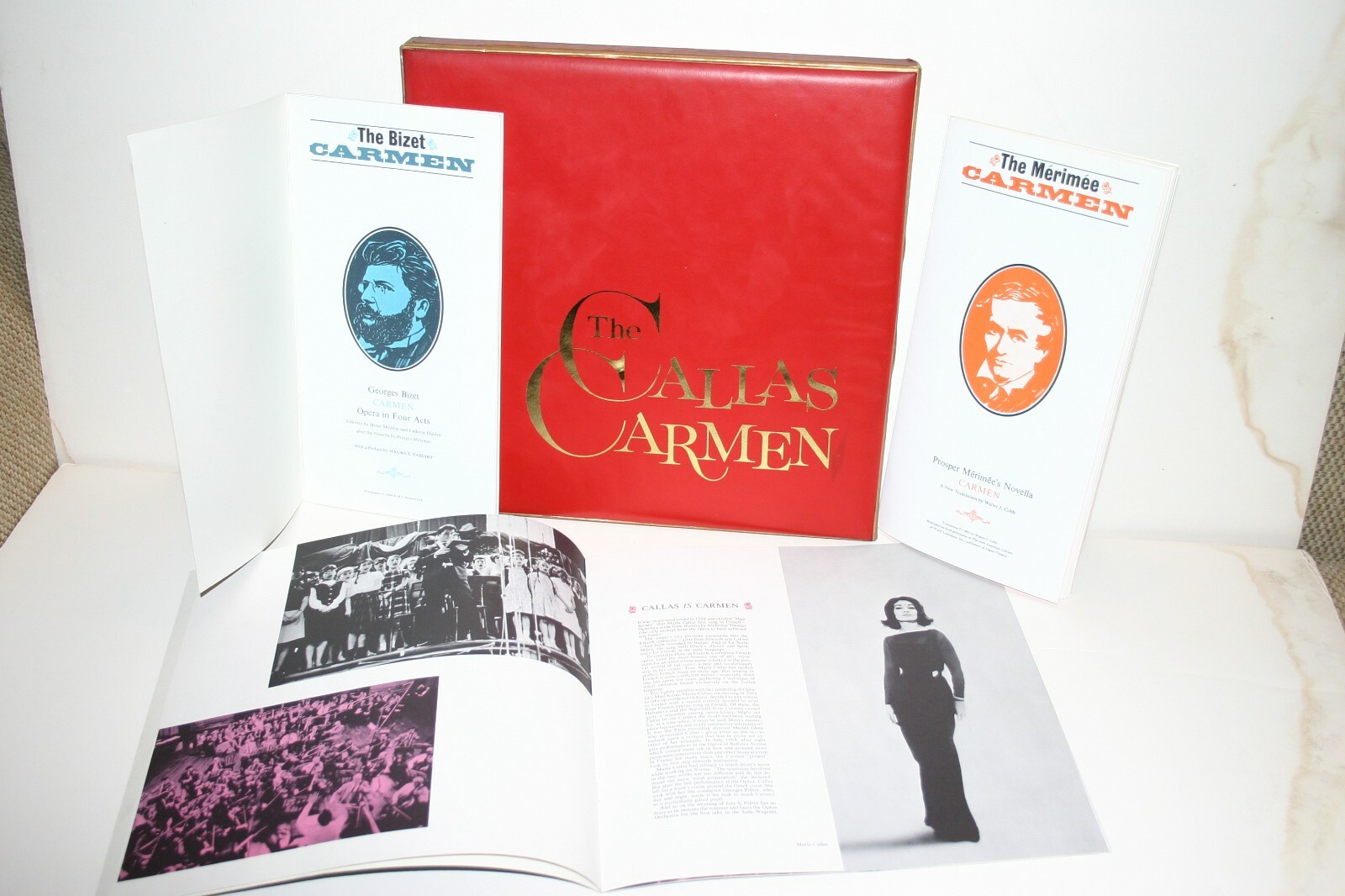 &nbsp;CALLAS CARMEN PADDED BOX 3LP FIRST PRESSING. MINT CONDITION