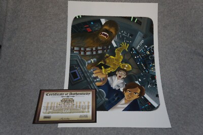 Star Wars Never Tell Me The Odds Acme Giclee 13 x 19'' 30/95 Print
