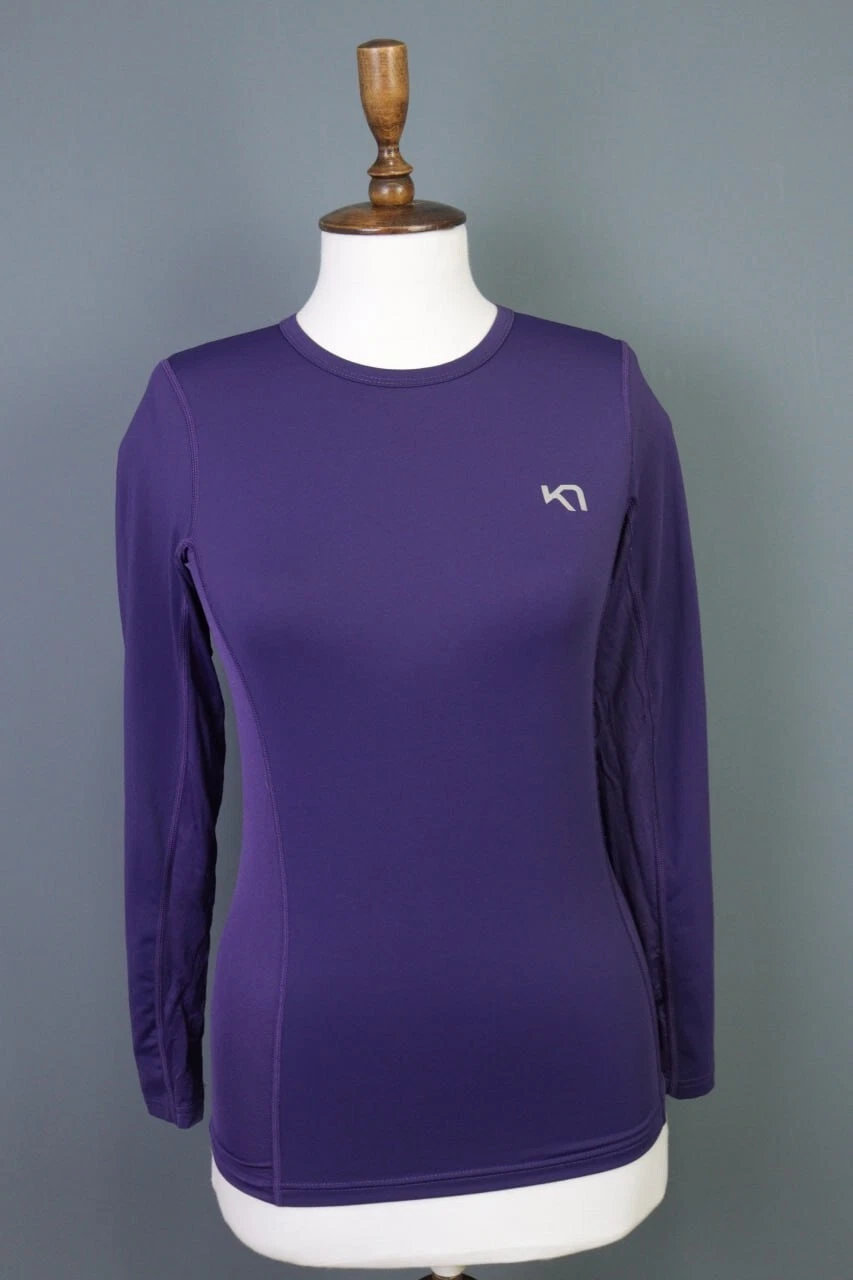 Kari Traa Purple Activewear Thermo Base Layer Size S