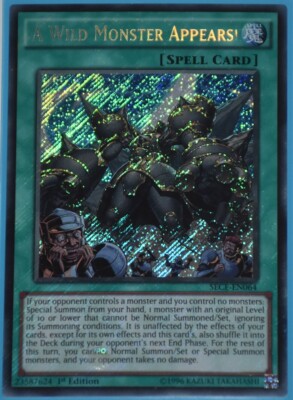 A WILD MONSTER APPEARS! SECE-EN064 Secrets Of Eternity 1st Ed SECRET