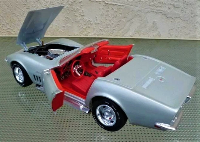 Corvette Chevrolet Race Car Chevy55Racing57Racer1963Custom Built1 18Metal Body12 - Image 3 of 4