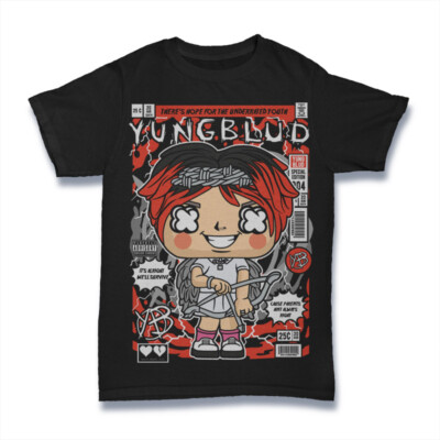 Yungblud Pop Culture Action Figure Rap T-Shirt Shirt Tee Man Woman 