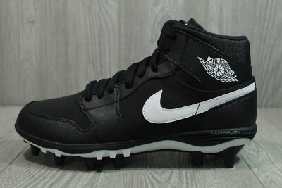 Rare Nike Air Jordan 1 Mid TD Football Cleats AR5604-001  display picture 3