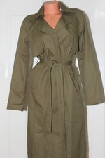 Cherry Koko Longline Mac Coat Jacket Trench Style Tie Waist New With Tags