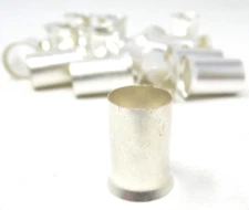 Sky High Car Audio 25 PK 4 Gauge Uninsulated Wire Ferrules Crimp Ferrules