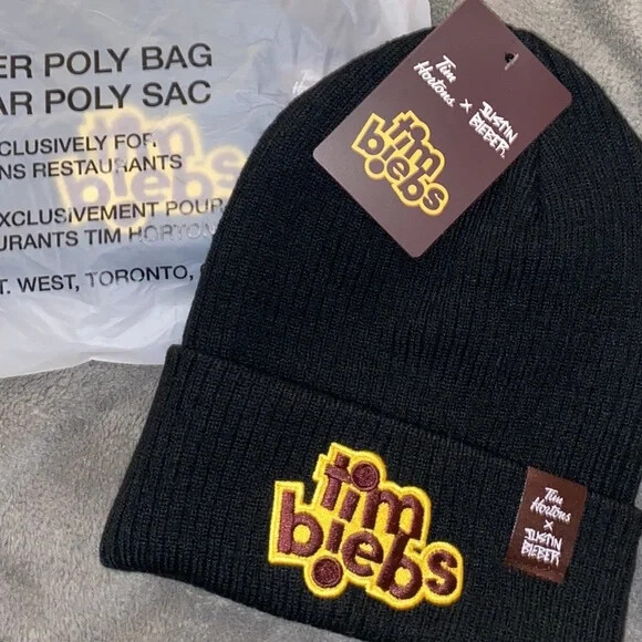 Justin Bieber X Timbeibs Beanie Hat Toque SEALED Limited  display picture 1