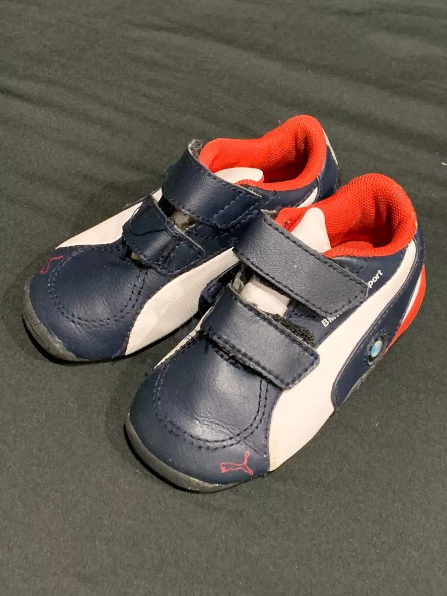 Baby Boy s Puma BMW Sport Lifestyle Sneakers Casual Shoes Blue Red