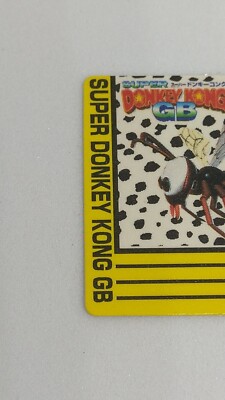 Zinger Super Donkey Kong GB Mini Card No.8 Normal Nintendo