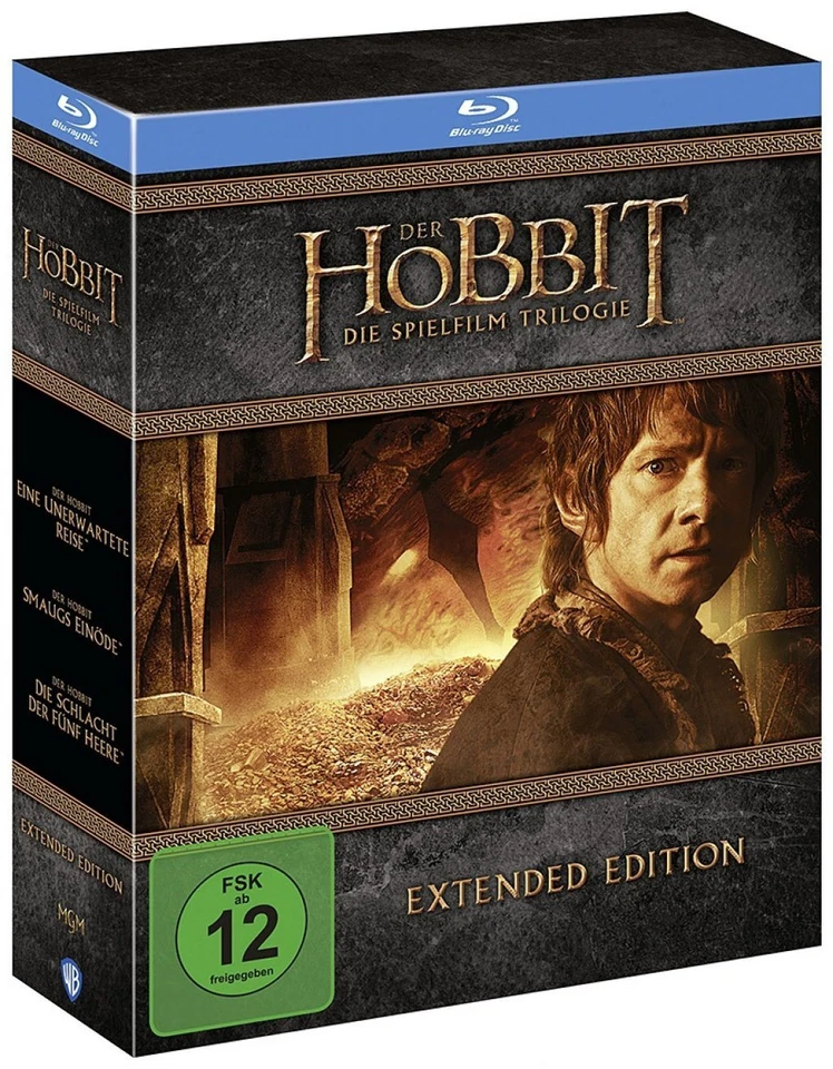 Der Hobbit - Die Spielfilm Trilogie Extended Edition # 9-BLU-RAY-NEU - Bild 2 von 2