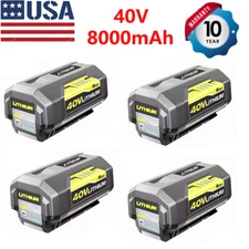 For RYOBI 40V 8.0Ah Lithium-Ion High Capacity Battery OP40401 OP4050A