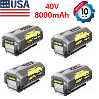 For RYOBI 40V 8.0Ah Lithium-Ion High Capacity Battery OP40401 OP4050