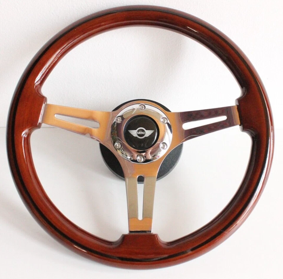 Volante serve para Mini Cooper Wood Austin Metro MG 1300 Clubman Regent - Imagem 2 de 4