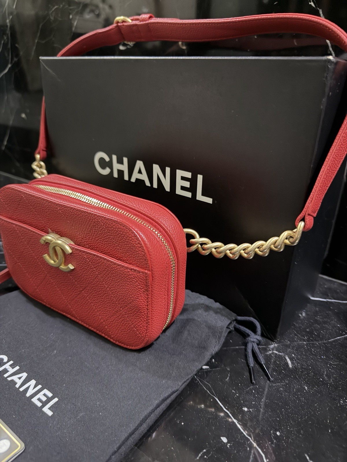 Chanel Chic Affinity Belt Bag Red — image 3