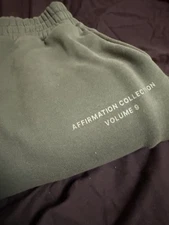 Comfrt Affirmation Straight Leg Sweatpants  Hunter Green Color Unisex Large