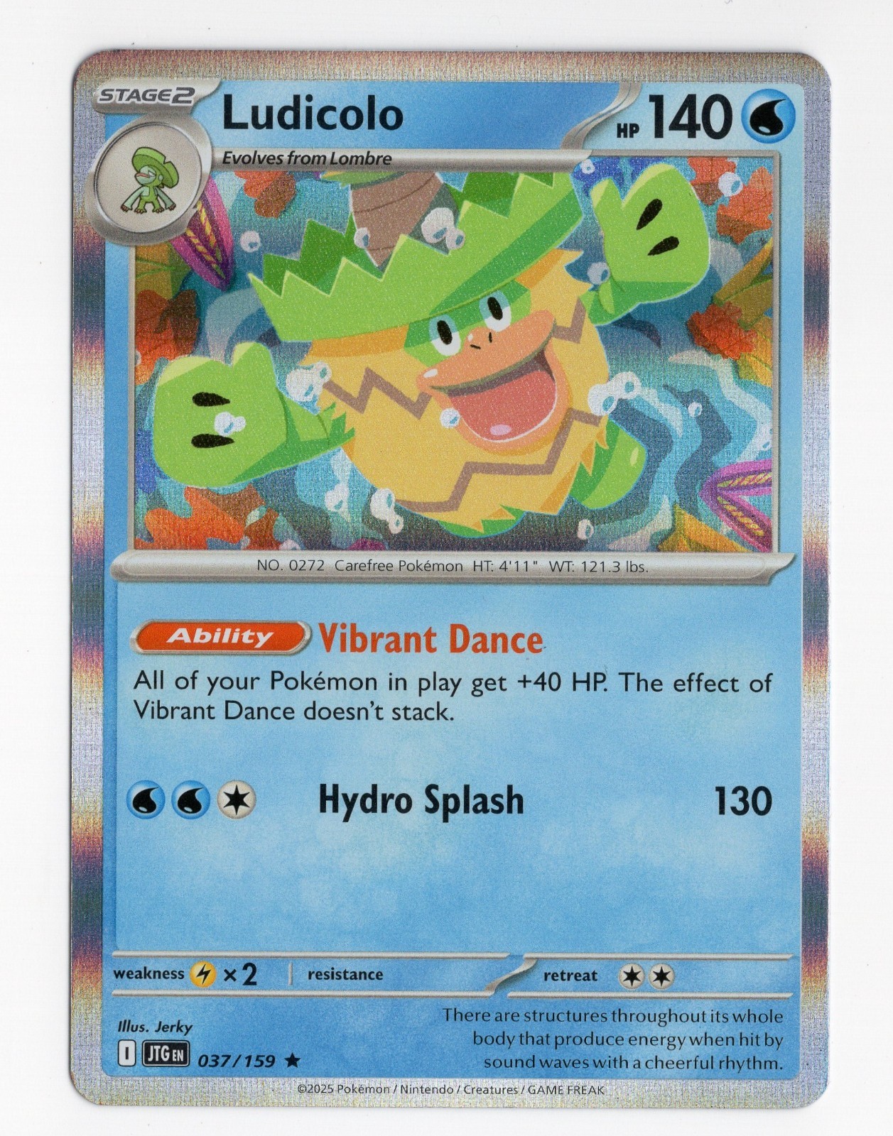 Ludicolo 37/159 Rare | Journey Together | Pokemon Card NM