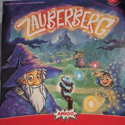 Zauberberg  - Brettspiel von Amigo mit 3 D Berghang Komplett im guten Zustand
