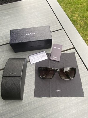 Designer Prada Sonnenbrille Unisex Schwarz Damen Herren Neu