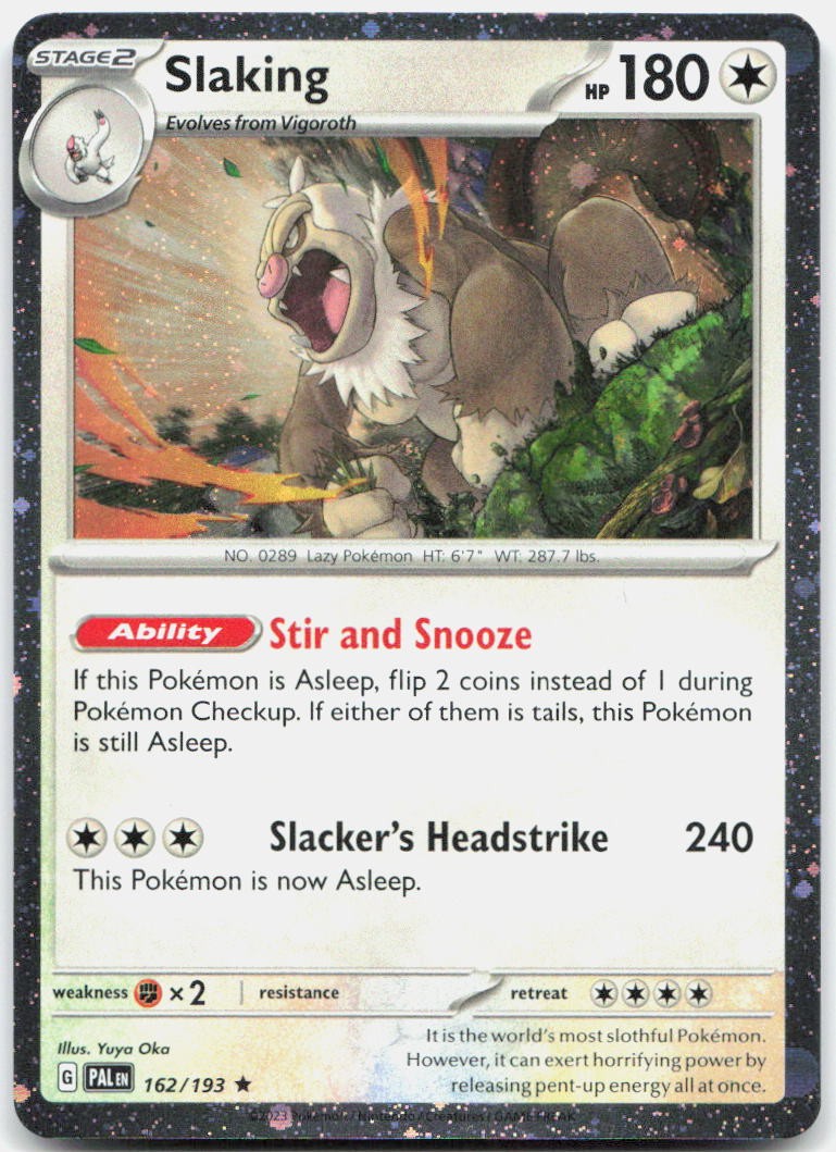 Slaking (Cosmos Holo) Holo Rare 162/193 NM