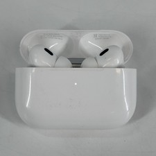 Apple AirPods Pro 2nd Gen. Lightning White - Very Good Cond w/ Audio Issue