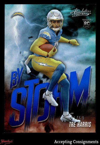 2025 Panini Absolute Tre Harris Spectrum Blue (RAW)