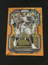 Clelin Ferrell 2020 Panini Prizm #135 Orange Disco Prizm - Las Vegas Raiders