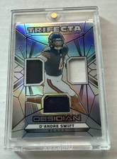2024 Panini Obsidian - Trifecta Swatches D'Andre Swift #TS-DST Silver /99 (MEM)