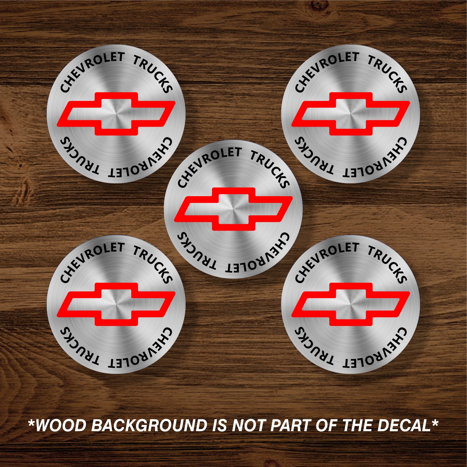 Vinyl Decal Sticker Overlays Fits Chevrolet Trucks Chevy Bowtie Wheel ...