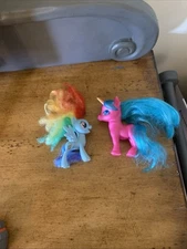 2016 Hasbro My Little Pony Rainbow Dash Hairmazing Fantasy 3" Brushable Figures
