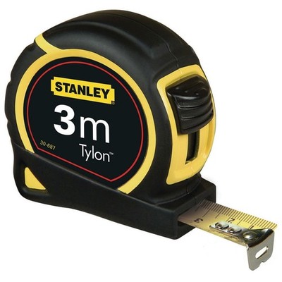 STANLEY Taschenrollbandmaß Tylon  L.5m B.19mm mm/cm EG II Ku.Gürtelclip Maßband