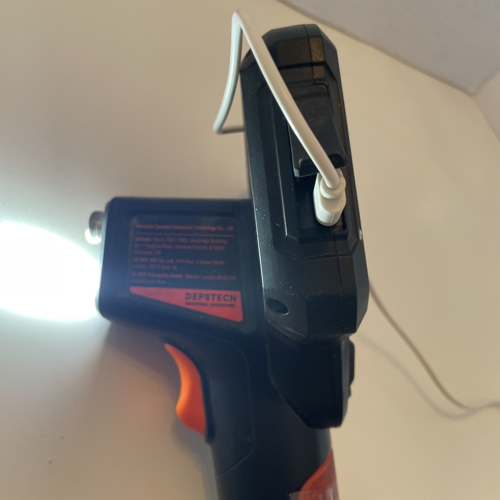 Depstech Industrial Endoscope W/Light Industrial Articulating Borescope ...