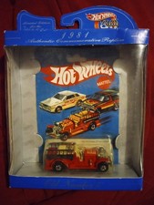 1998 Hot Wheels 1981 OLD NUMBER 5 RED 30Th. Anniversary Commemorative Replica