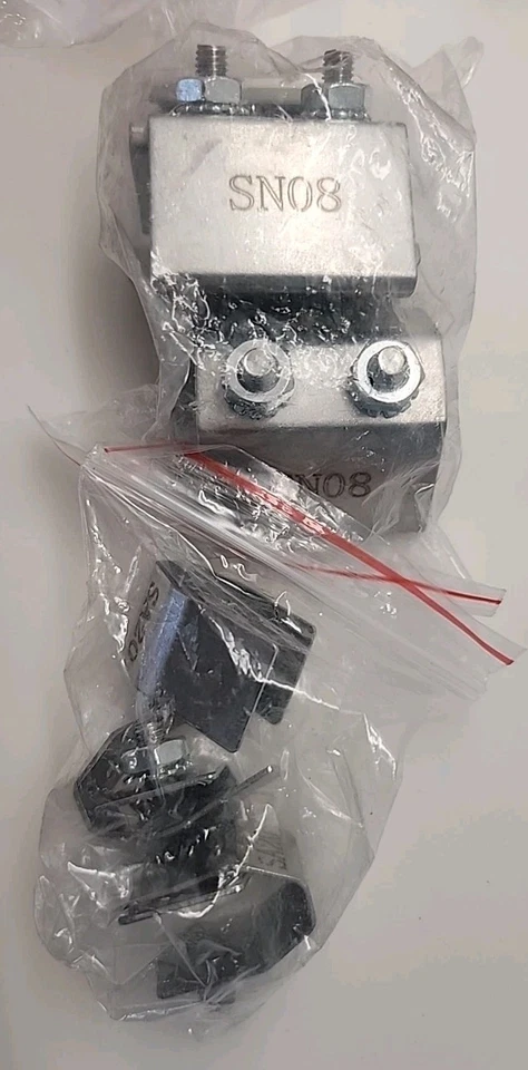 Jeep Grand Cherokee 2003-2004 cubiertas de pinza de disco de freno MGP rojas delanteras + traseras 4 piezas Foto 3 de 4