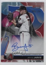 2020 Bowman's Best of Blue Refractor 93/150 Bryce Jarvis #B20-BJ Auto 1a39