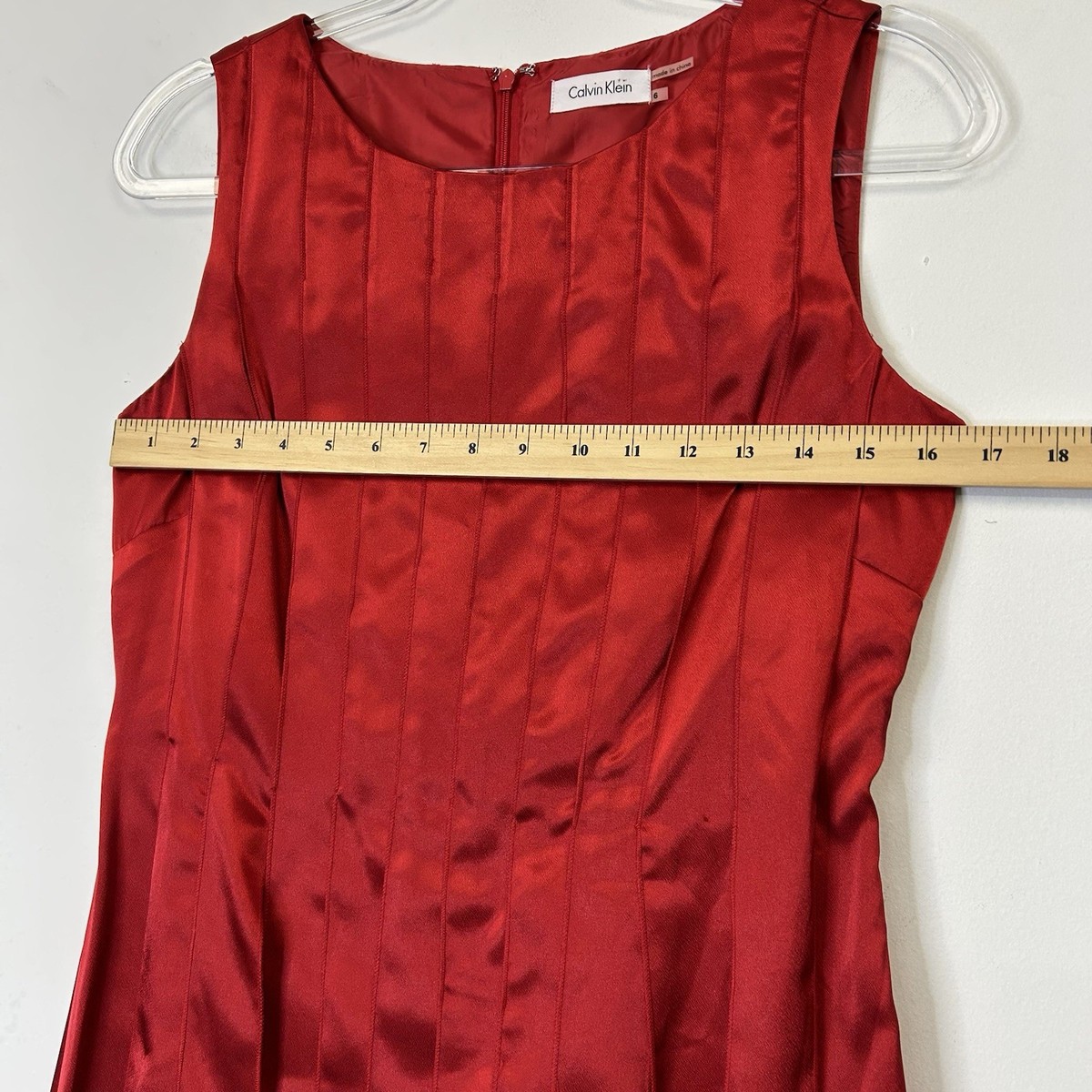 strapless open back dress Calvin Klein 205W39NYC by Raf Simons Red Asymmetrical Dress with Fring   PaumLosAngeles