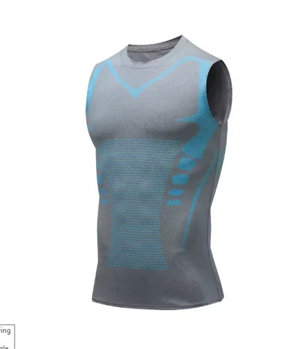 Shaperluv - Shaperluv męski czołg kształtujący, ginekomastia klatki piersiowej kompresyjny tank top - Zdjęcie 3 z 7