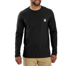 Carhartt Men's Force  Relaxed Fit Long-Sleeve Pocket T-Shirt-7 COLOR OPTS  