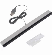 USB Sensor Bar for Wii, Replacement USB Wired Infrared Ray Sensor Bar for Nin...