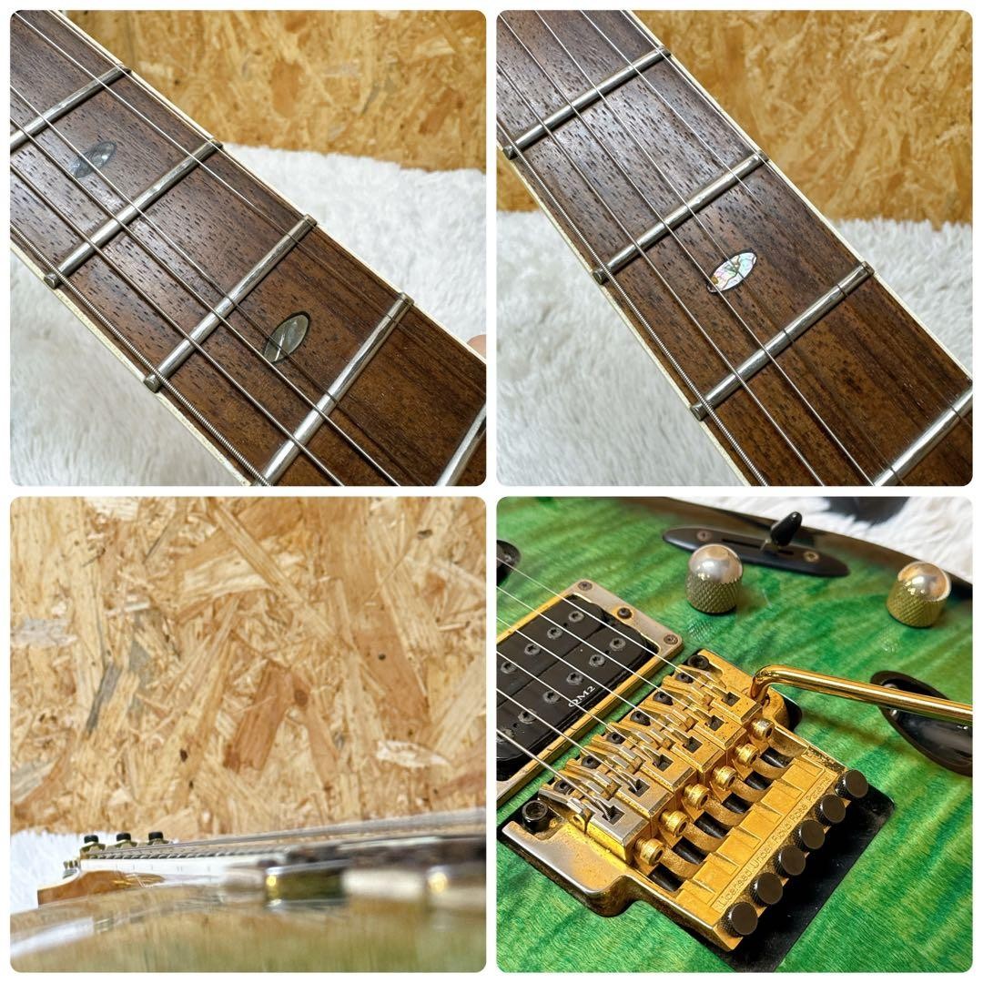 Ibanez S540FM Japan Custom Made Green Flame Safe Packing! | eBay