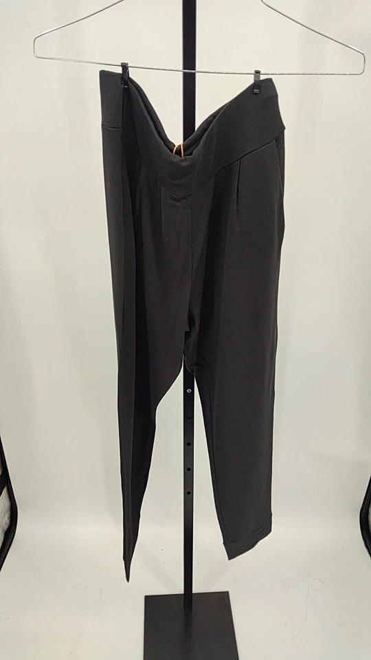 Quince Womens French Terry Modal Maternity Over Belly Lounge Joggers Black XS